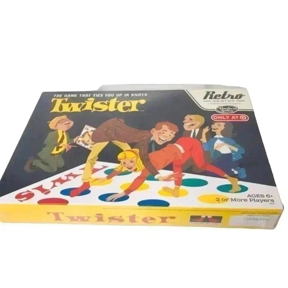 TWISTER BOARD GAME RETRO SERIES 1966 EDITION FACTORY SEALED CLASSIC FAMILY FUN - Picture 4 of 8